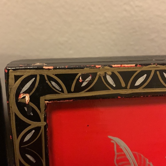 Small Hand Painted Panel Divider 18.5" W x 14" H - Picture 8 of 14